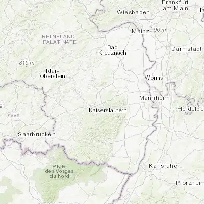 Map showing location of Enkenbach-Alsenborn (49.483330, 7.900000)