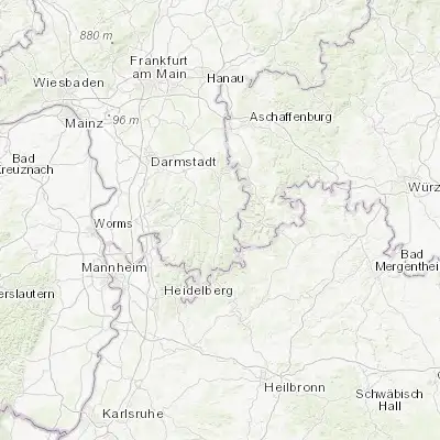 Map showing location of Erbach (49.661480, 8.994020)