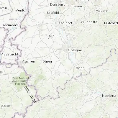 Map showing location of Erftstadt (50.814810, 6.793870)