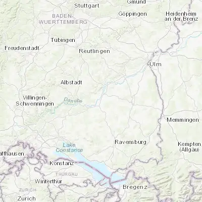 Map showing location of Ertingen (48.100000, 9.466670)