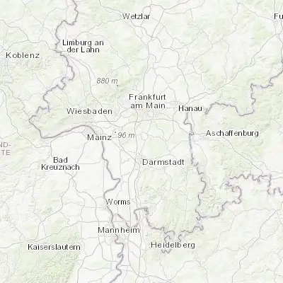 Map showing location of Erzhausen (49.955280, 8.647500)