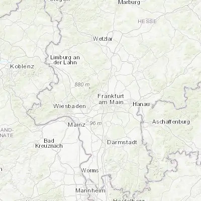 Map showing location of Eschborn (50.143280, 8.571110)
