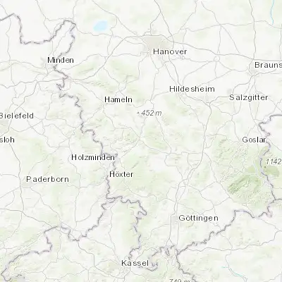 Map showing location of Eschershausen (51.926640, 9.642820)