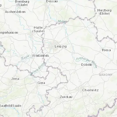 Map showing location of Espenhain (51.189260, 12.478850)