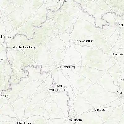 Map showing location of Estenfeld (49.828960, 10.005880)