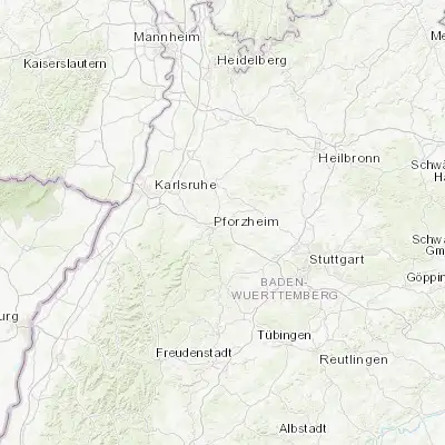 Map showing location of Eutingen an der Enz (48.912460, 8.748980)