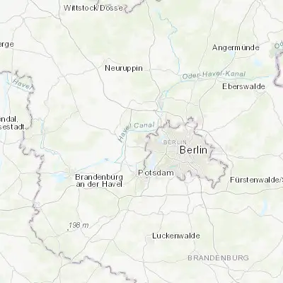 Map showing location of Falkensee (52.560140, 13.092700)
