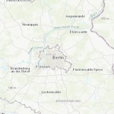 Map showing location of Fennpfuhl (52.529210, 13.472670)