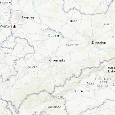 Map showing location of Flöha (50.856130, 13.074070)