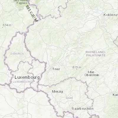 Map showing location of Föhren (49.859290, 6.764800)