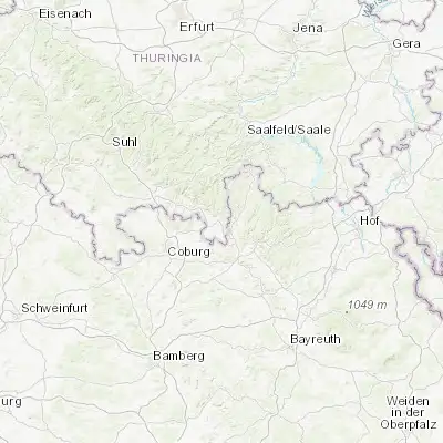 Map showing location of Föritz (50.341740, 11.231800)