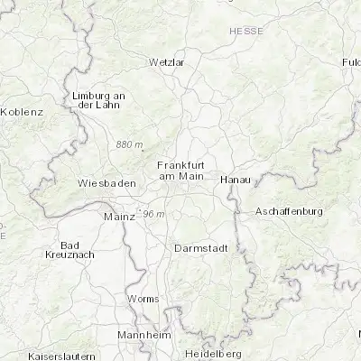 Map showing location of Frankfurt am Main (50.115520, 8.684170)