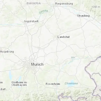 Map showing location of Fraunberg (48.366670, 12.000000)