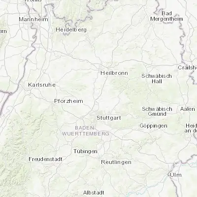 Map showing location of Freiberg am Neckar (48.931960, 9.202400)