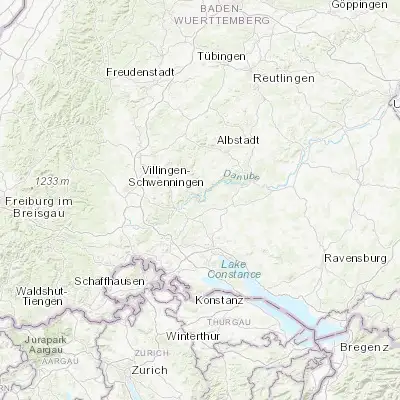Map showing location of Fridingen an der Donau (48.019550, 8.923220)