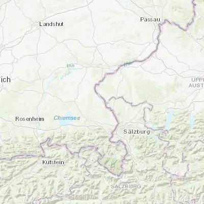 Map showing location of Fridolfing (47.997730, 12.826280)