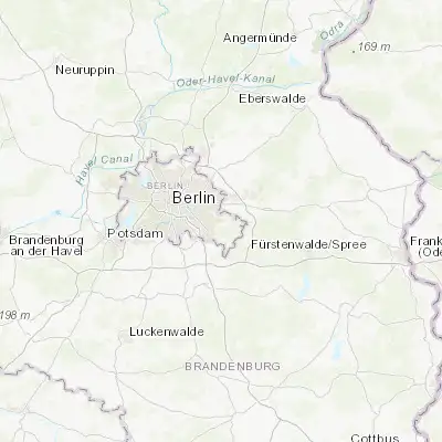 Map showing location of Friedrichshagen (52.450520, 13.624630)