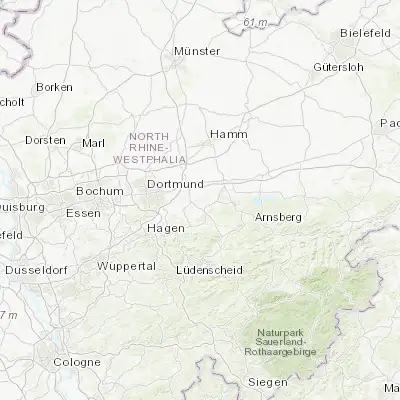 Map showing location of Fröndenberg (51.475630, 7.769460)