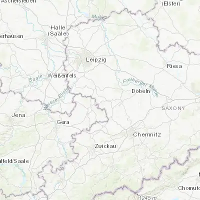 Map showing location of Frohburg (51.057190, 12.557460)