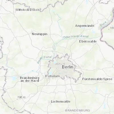 Map showing location of Frohnau (52.633360, 13.290240)