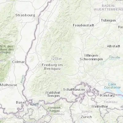 Map showing location of Furtwangen (48.051560, 8.207150)