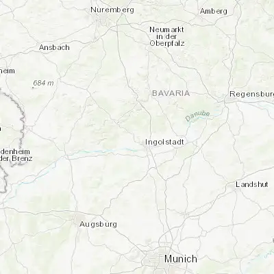 Map showing location of Gaimersheim (48.807050, 11.368010)