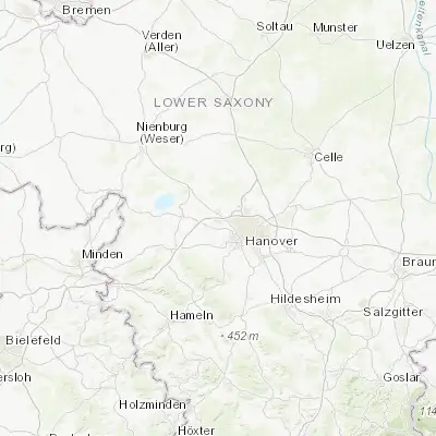 Map showing location of Garbsen-Mitte (52.426590, 9.603830)