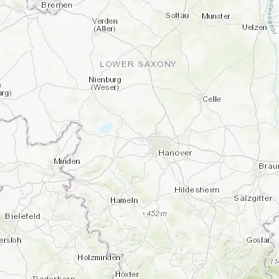 Map showing location of Garbsen (52.413710, 9.589900)