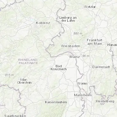 Map showing location of Gau-Algesheim (49.956690, 8.015690)
