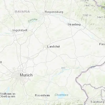 Map showing location of Geisenhausen (48.476090, 12.258170)