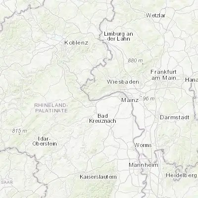 Map showing location of Geisenheim (49.984700, 7.968350)