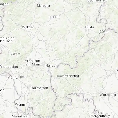 Map showing location of Gelnhausen (50.201640, 9.187420)