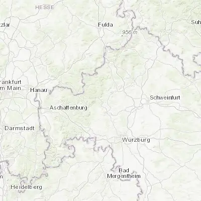 Map showing location of Gemünden am Main (50.049460, 9.705930)