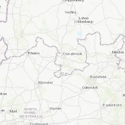 Map showing location of Georgsmarienhütte (52.202960, 8.044800)