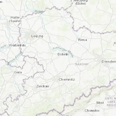 Map showing location of Geringswalde (51.076770, 12.907250)
