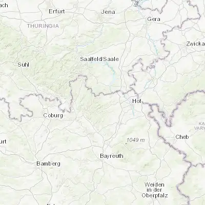 Map showing location of Geroldsgrün (50.333330, 11.600000)
