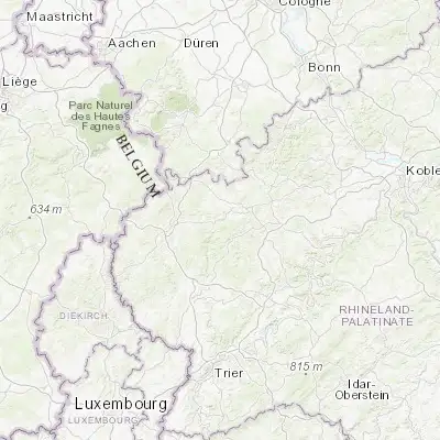 Map showing location of Gerolstein (50.222240, 6.659840)