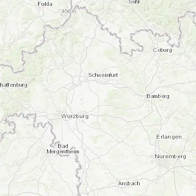 Map showing location of Gerolzhofen (49.900250, 10.348320)