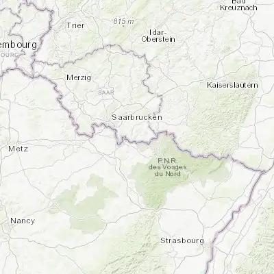 Map showing location of Gersheim (49.150000, 7.200000)