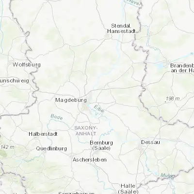Map showing location of Gerwisch (52.176620, 11.739720)