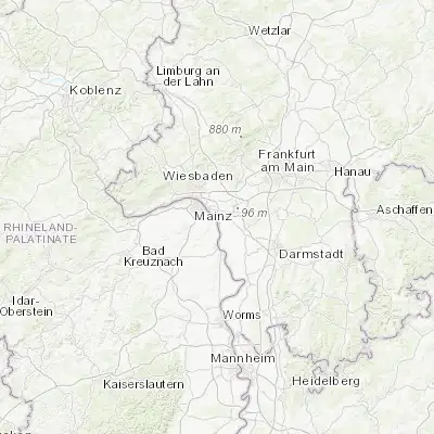 Map showing location of Ginsheim-Gustavsburg (49.971100, 8.345320)