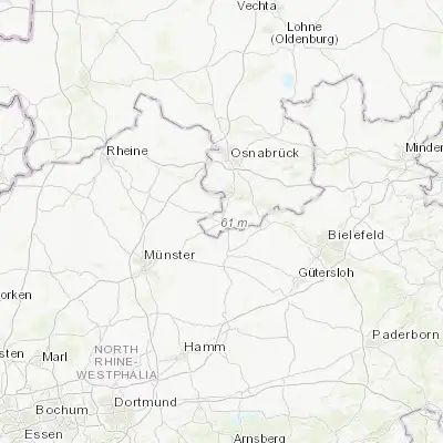 Map showing location of Glandorf (52.084740, 7.999440)
