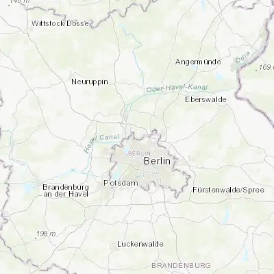 Map showing location of Glienicke (52.633530, 13.325640)
