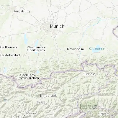 Map showing location of Gmund am Tegernsee (47.751190, 11.738100)