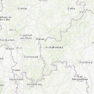 Map showing location of Goldbach (49.999510, 9.184400)