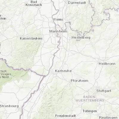 Map showing location of Graben-Neudorf (49.166950, 8.492430)