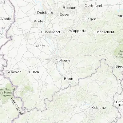 Map showing location of Gremberghoven (50.901520, 7.061290)