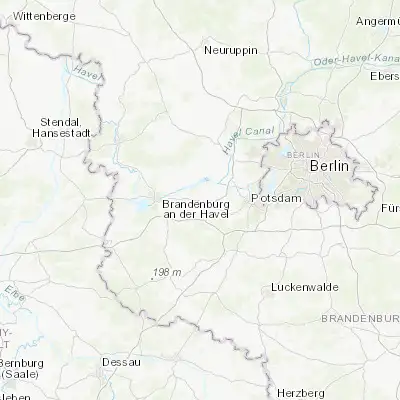 Map showing location of Groß Kreutz (52.402810, 12.779400)