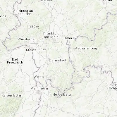 Map showing location of Groß-Zimmern (49.874100, 8.828980)