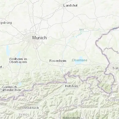 Map showing location of Großkarolinenfeld (47.891020, 12.081010)